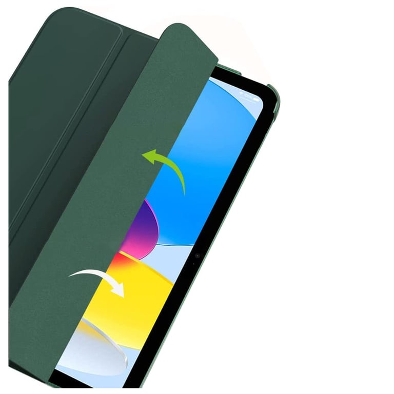 Чохол до планшета BeCover Tri Fold Hard Apple iPad 10.9" (2022/2024)/iPad (А16) 2025 11" Dark Green (713319) - фото 2