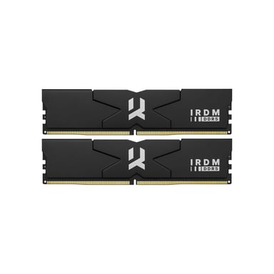 Модуль пам'яті для комп'ютера DDR5 32GB (2x16GB) 6000 MHz IRDM Black Goodram (IR-6000D564L36S/32GDC) - фото 1