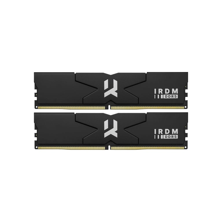 Модуль пам'яті для комп'ютера DDR5 32GB (2x16GB) 6000 MHz IRDM Black Goodram (IR-6000D564L36S/32GDC) - фото 1