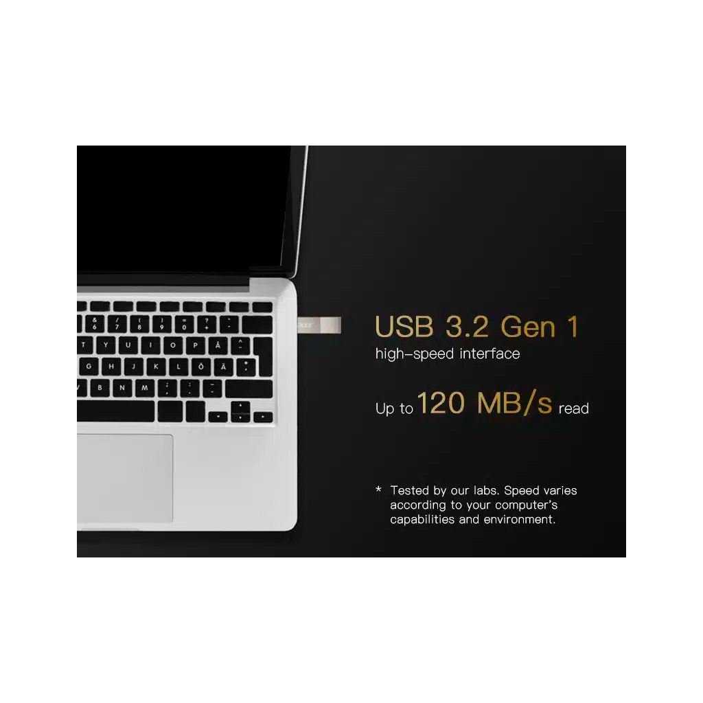 USB флеш накопичувач Acer 32GB UF300 Silver USB 3.2 (BL.9BWWA.517) - фото 5 USB флеш накопичувач Acer 32GB UF300 Silver USB 3.2 (BL.9BWWA.517) - фото 5