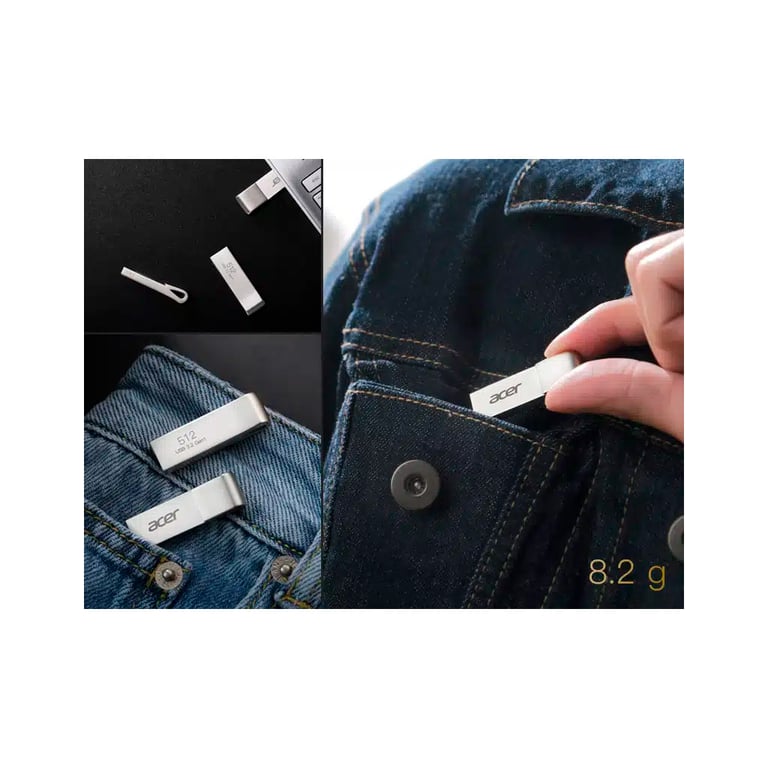 USB флеш накопичувач Acer 32GB UF300 Silver USB 3.2 (BL.9BWWA.517) - фото 7