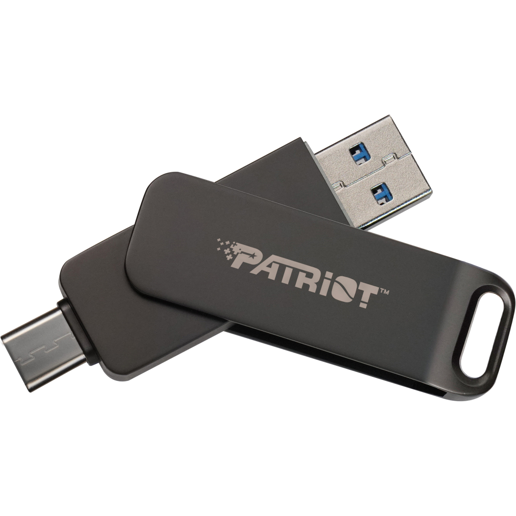 USB флеш накопичувач Patriot 128GB Rage R550 Matte Black USB 3.2/Type-C (PE128GR550DSAD) - фото 3 USB флеш накопичувач Patriot 128GB Rage R550 Matte Black USB 3.2/Type-C (PE128GR550DSAD) - фото 3