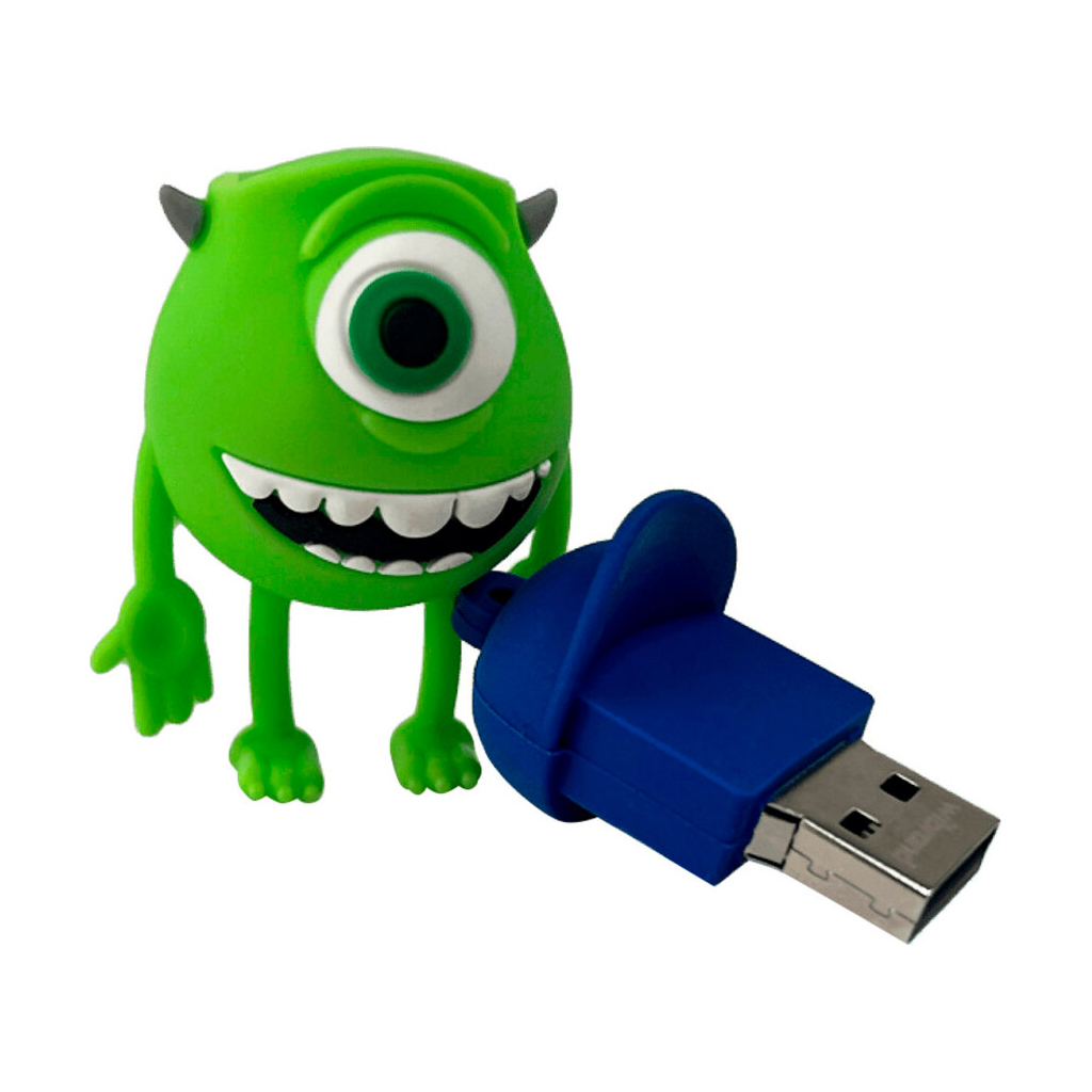 USB флеш накопичувач Wibrand 16GB Mike Wazowski Green USB 2.0 (WI2.0/MW16G) - фото 3 USB флеш накопичувач Wibrand 16GB Mike Wazowski Green USB 2.0 (WI2.0/MW16G) - фото 3