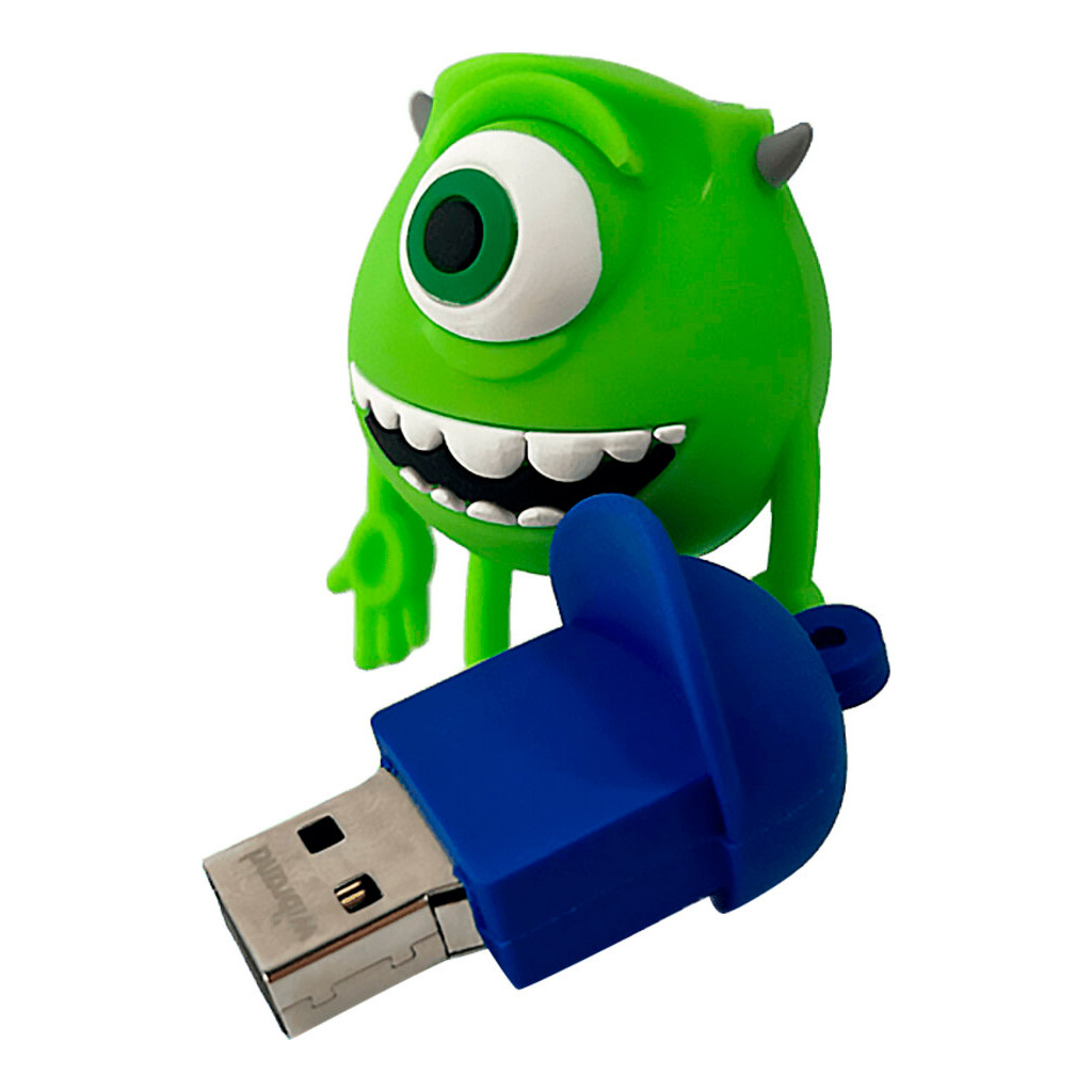 USB флеш накопичувач Wibrand 16GB Mike Wazowski Green USB 2.0 (WI2.0/MW16G) - фото 4 USB флеш накопичувач Wibrand 16GB Mike Wazowski Green USB 2.0 (WI2.0/MW16G) - фото 4