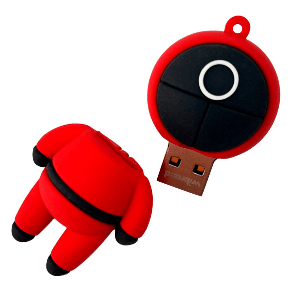 USB флеш накопичувач Wibrand 16GB Squid Game Red USB 2.0 (WI2.0/SG16R) - фото 3 USB флеш накопичувач Wibrand 16GB Squid Game Red USB 2.0 (WI2.0/SG16R) - фото 3