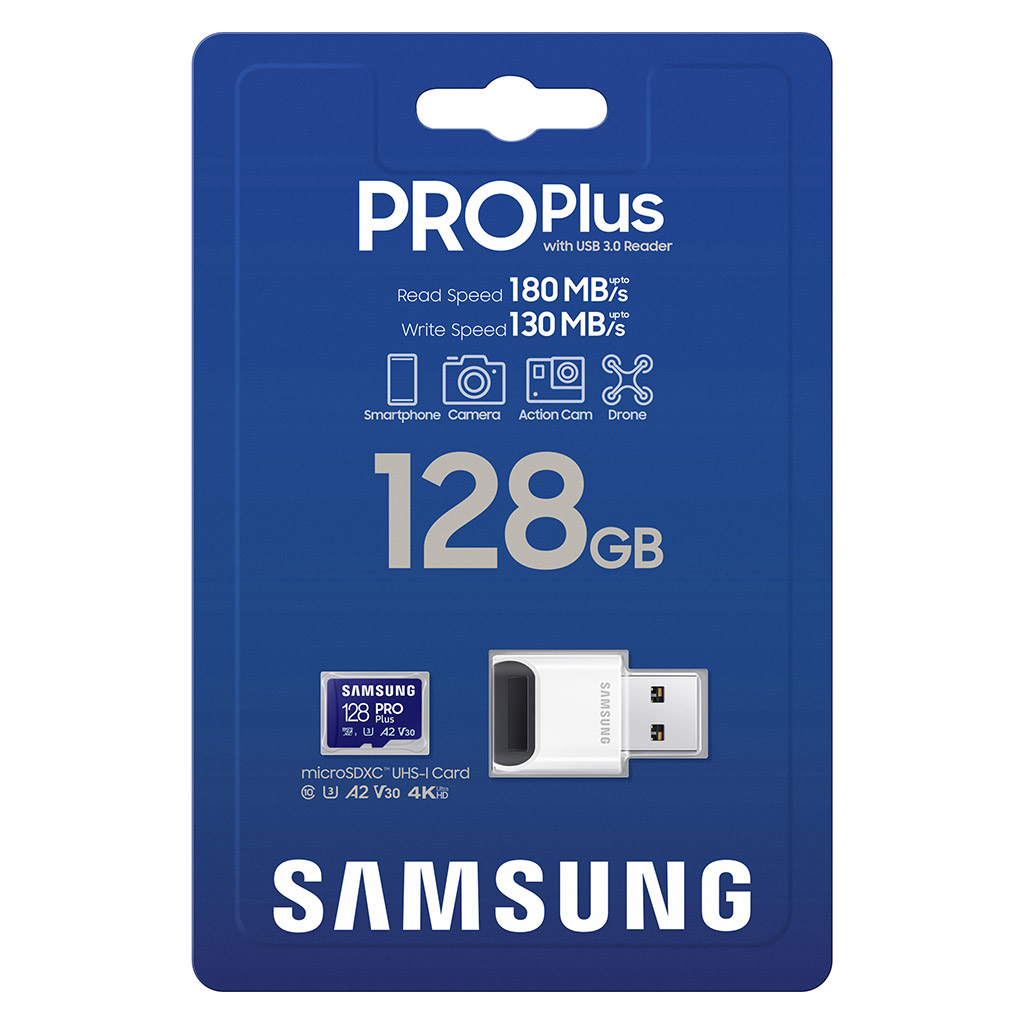 Карта пам’яті Samsung 512GB microSDXC class 10 UHS-I U3 V30 Pro Plus (MB-MD512SB/WW)