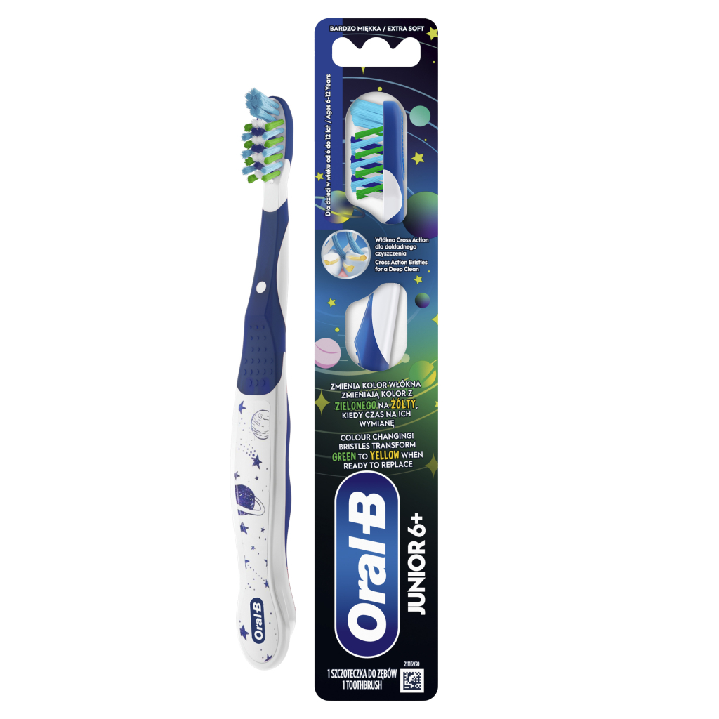 Дитяча зубна щітка Oral-B Junior 6-12 років М'якої жорсткості 1 шт (8700216749466) - фото 1
