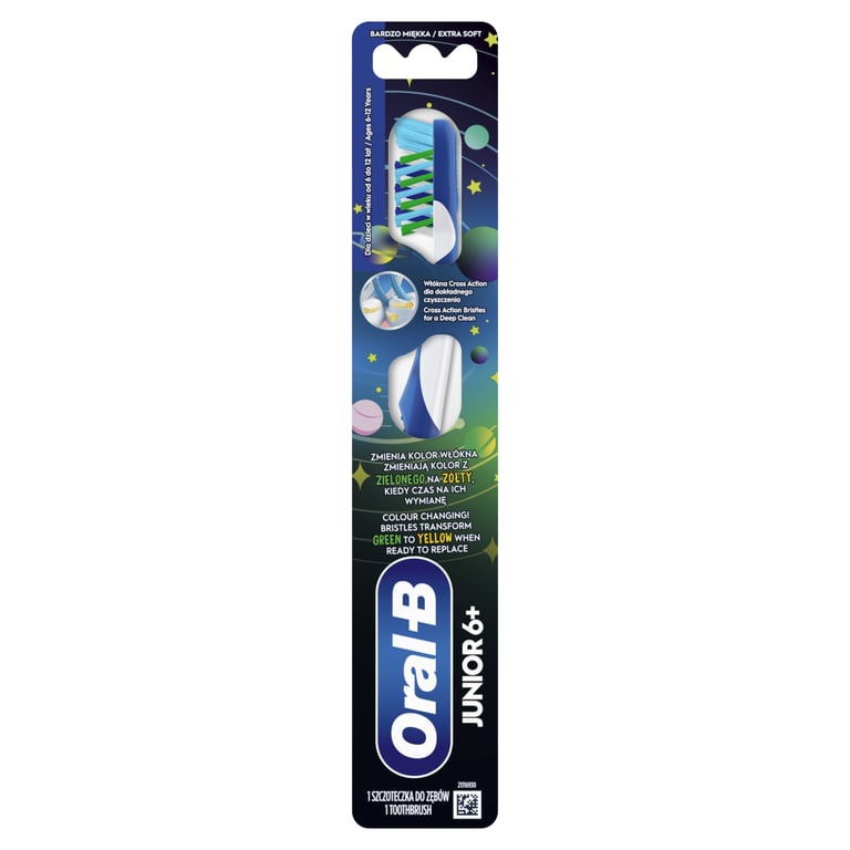 Дитяча зубна щітка Oral-B Junior 6-12 років М'якої жорсткості 1 шт (8700216749466) - фото 2