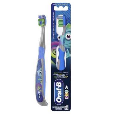 Дитяча зубна щітка Oral-B Kids 0+ років Екстрам'якої жорсткості 1 шт (8700216749497) - фото 1