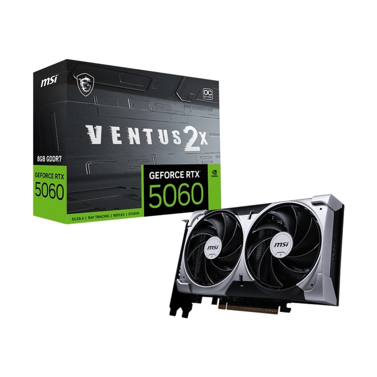Відеокарта MSI GeForce RTX5060 8Gb VENTUS 2X OC (RTX 5060 8G VENTUS 2X OC) - фото 5