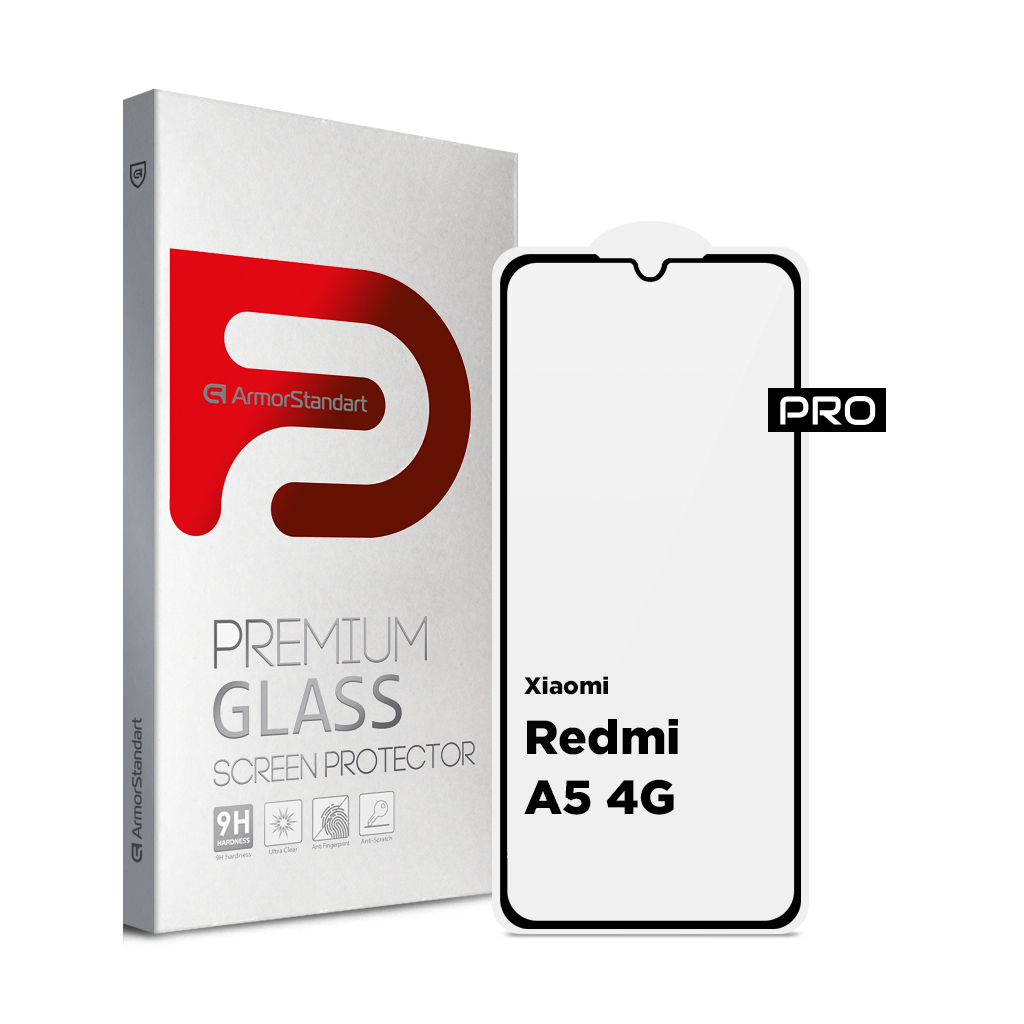 Скло захисне Armorstandart Pro Xiaomi Redmi A5 4G / Poco C71 4G Black (ARM84705) - фото 1