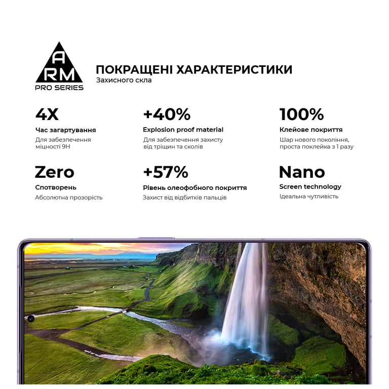 Скло захисне Armorstandart Pro Xiaomi Redmi A5 4G / Poco C71 4G Black (ARM84705) - фото 5