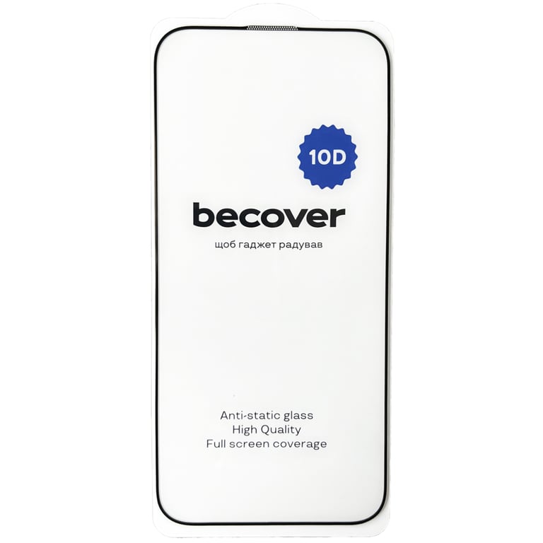 Скло захисне BeCover Apple iPhone 16e 10D Black (713235) - фото 2