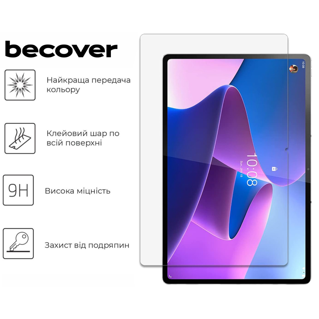 Скло захисне BeCover Lenovo Idea Tab Pro 12.7" (713128) - фото 3 Скло захисне BeCover Lenovo Idea Tab Pro 12.7" (713128) - фото 3