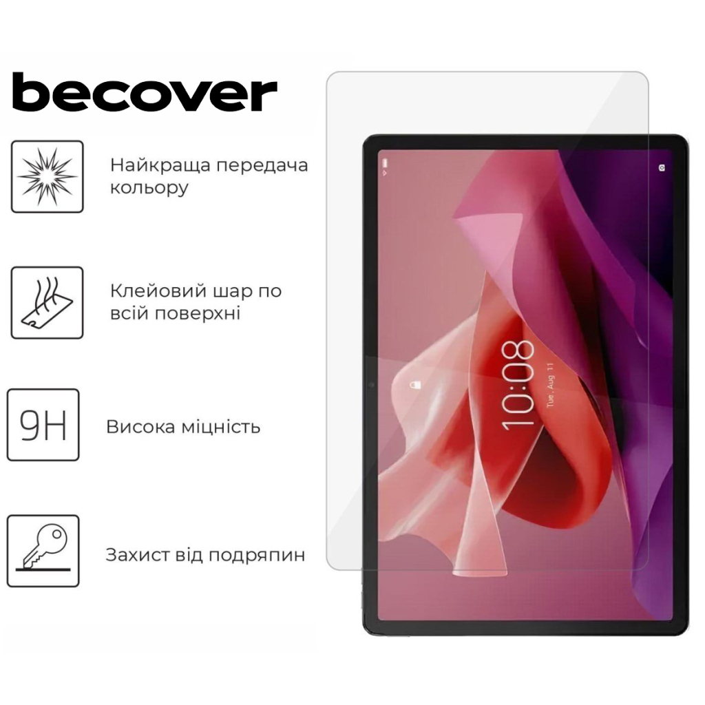 Скло захисне BeCover Lenovo Tab TB-311FU 10.1" (713123) - фото 3 Скло захисне BeCover Lenovo Tab TB-311FU 10.1" (713123) - фото 3
