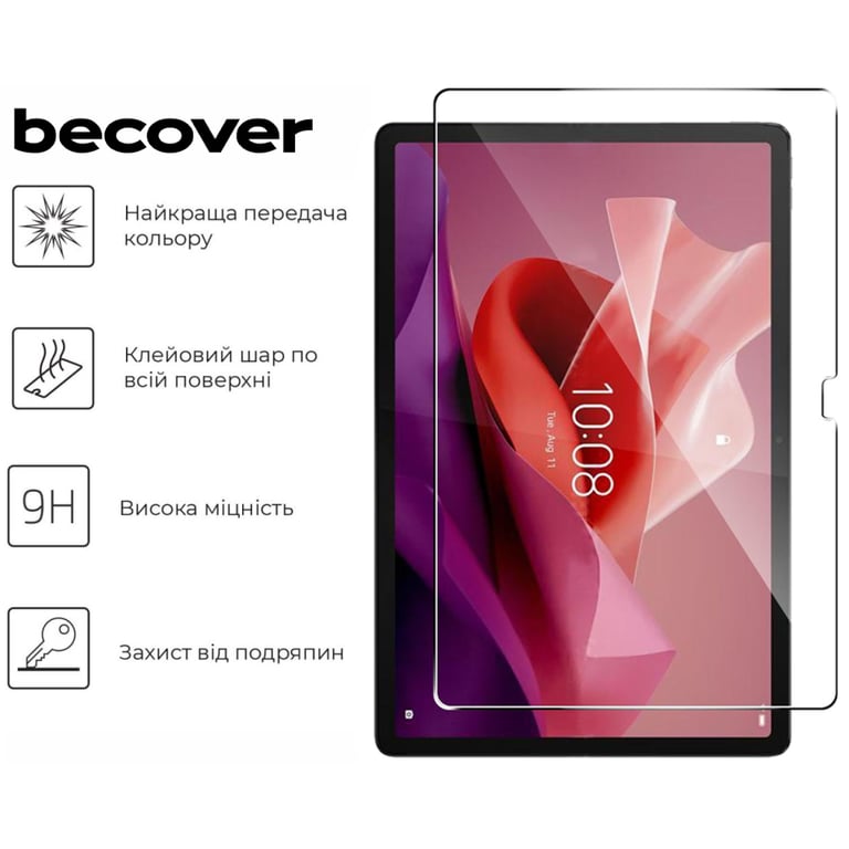Скло захисне BeCover Lenovo Yoga Tab Plus 12.7" (713129) - фото 3