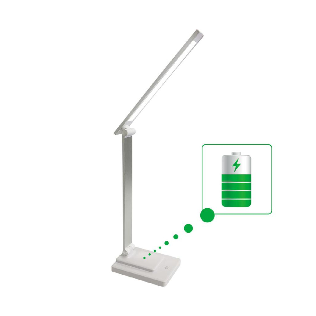 Настільна лампа Євросвітло LED акумуляторна Ridy-10-2-PWR 10 Вт біла - фото 2 Настільна лампа Євросвітло LED акумуляторна Ridy-10-2-PWR 10 Вт біла - фото 2