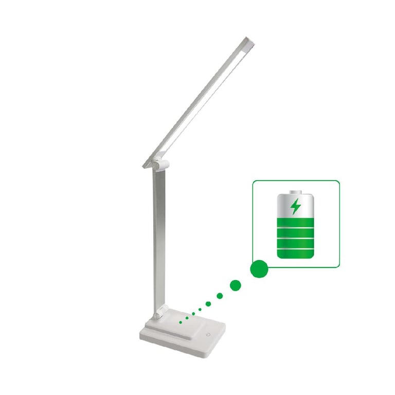 Настільна лампа Євросвітло LED акумуляторна Ridy-10-2-PWR 10 Вт біла - фото 2