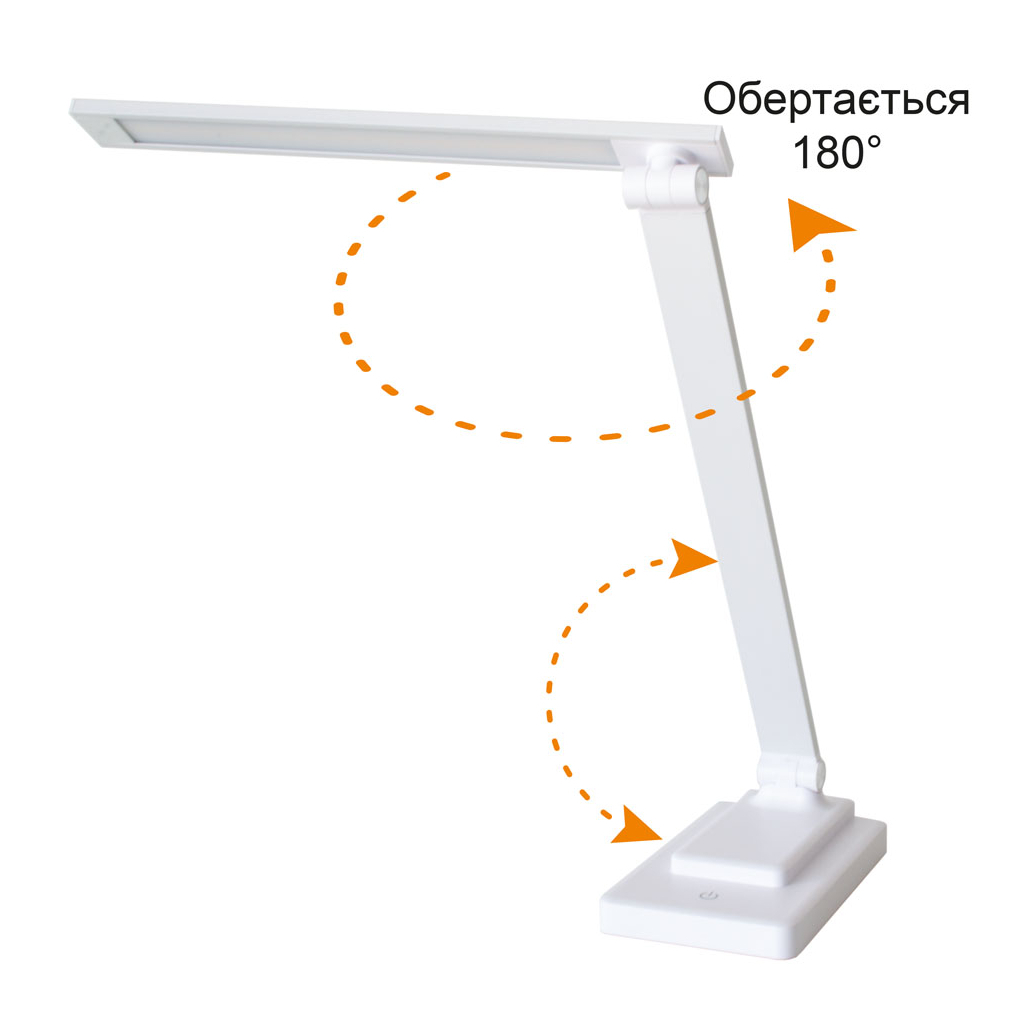 Настільна лампа Євросвітло LED акумуляторна Ridy-10-2-PWR 10 Вт біла - фото 5 Настільна лампа Євросвітло LED акумуляторна Ridy-10-2-PWR 10 Вт біла - фото 5