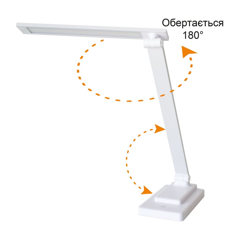 Настільна лампа Євросвітло LED акумуляторна Ridy-10-2-PWR 10 Вт біла - фото 5