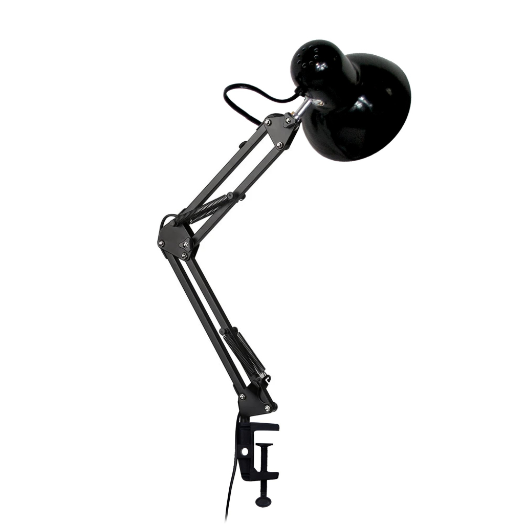 Настільна лампа Євросвітло Ridy-027 E27 зі струбциною чорна - фото 3 Настільна лампа Євросвітло Ridy-027 E27 зі струбциною чорна - фото 3