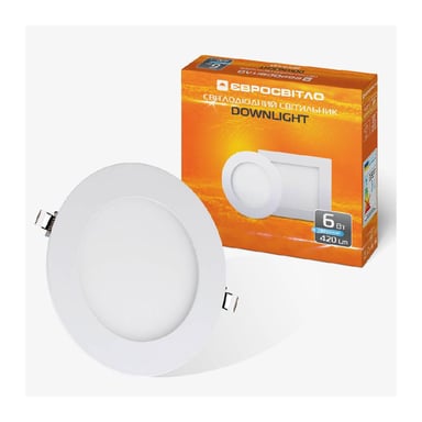 Світильник точковий Євросвітло LED-R-120-6 4200К - фото 1