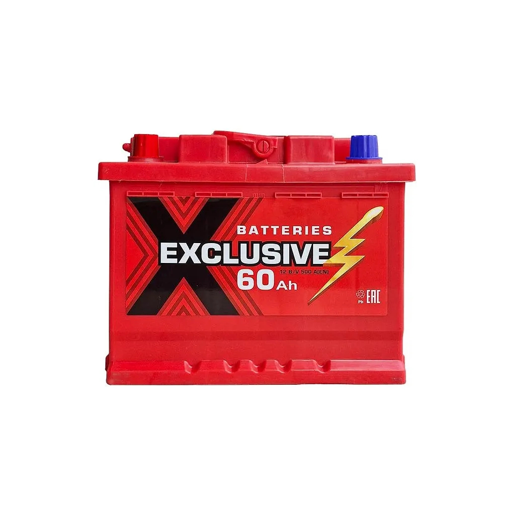 Акумулятор автомобільний EXCLUSIVE 60Ah Ев (-/+) (500EN) (059 310) Акумулятор автомобільний EXCLUSIVE 60Ah Ев (-/+) (500EN) (059 310)