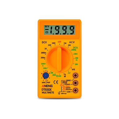 Цифровий мультиметр ANENG AN-DT830X, V, A, R, C, функція hFE (AN-DT830X) - фото 1