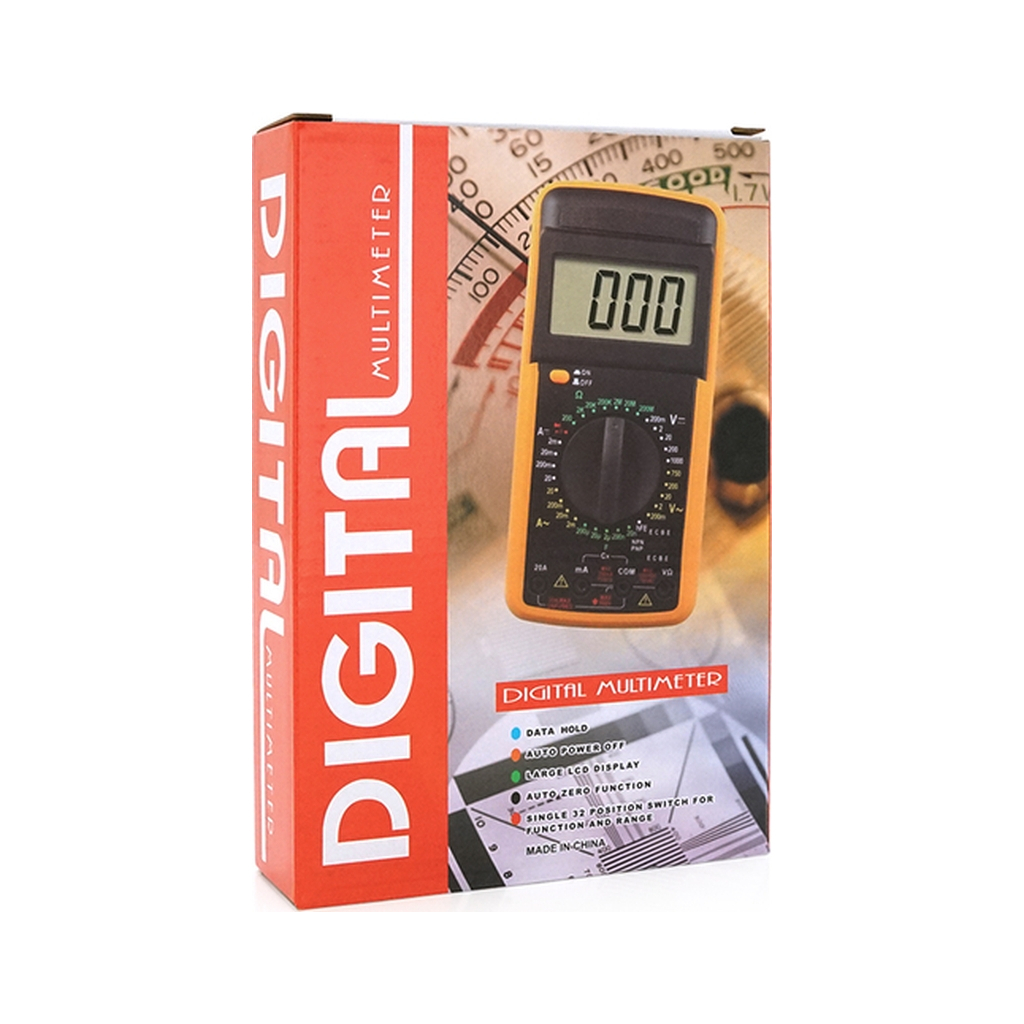 Цифровий мультиметр Voltronic DT-9205A, V, A, R, C, Q60 (DT-9205А) - фото 2 Цифровий мультиметр Voltronic DT-9205A, V, A, R, C, Q60 (DT-9205А) - фото 2