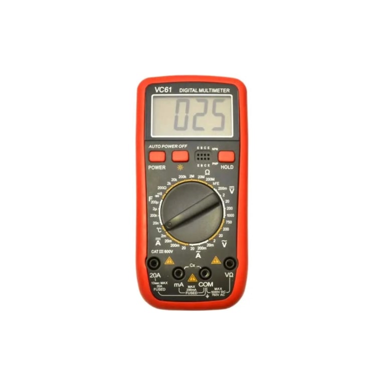 Цифровий мультиметр Voltronic VC-61 V, A, R, С (VC-61)