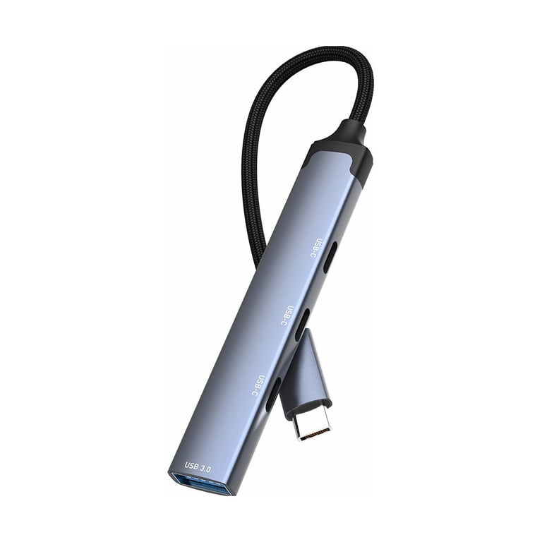 Концентратор ColorWay USB-C 4-in-1 USB-C2.0х3/USB3.0 (CW-HUB07) - фото 2