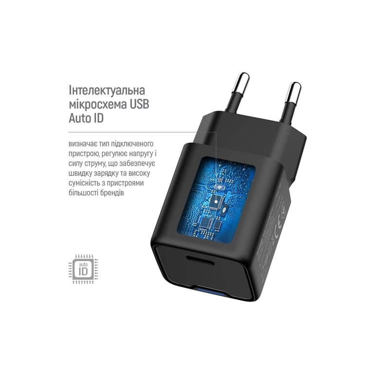 Зарядний пристрій ColorWay GaN Mini 25W PD Port PPS USB-C black (CW-CHS052PD-BK) - фото 10