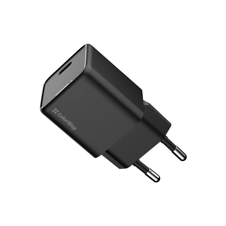 Зарядний пристрій ColorWay GaN Mini 25W PD Port PPS USB-C black (CW-CHS052PD-BK) - фото 3