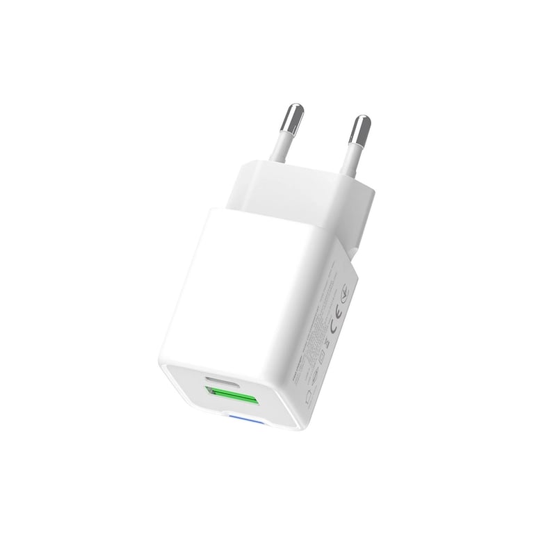 Зарядний пристрій ColorWay GaN Mini 30W PD Port PPS USB (Type-C PD + USB QC4.0) white (CW-CHS053PD-WT) - фото 6
