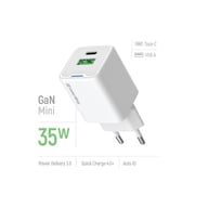 Зарядний пристрій ColorWay GaN Mini 35W PD Port PPS USB (Type-C PD + USB QC4.0) white (CW-CHS055PD-WT) - фото 8