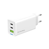 Зарядний пристрій ColorWay GaN Mini 65W PD Port PPS USB (USB-2C1A) white (CW-CHS058PD-WT) - фото 1