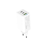 Зарядний пристрій ColorWay GaN Mini 65W PD Port PPS USB (USB-2C1A) white (CW-CHS058PD-WT) - фото 3