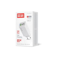 Зарядний пристрій ColorWay GaN Mini 65W PD Port PPS USB (USB-2C1A) white (CW-CHS058PD-WT) - фото 7
