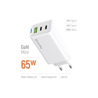 Зарядний пристрій ColorWay GaN Mini 65W PD Port PPS USB (USB-2C1A) white (CW-CHS058PD-WT) - фото 8
