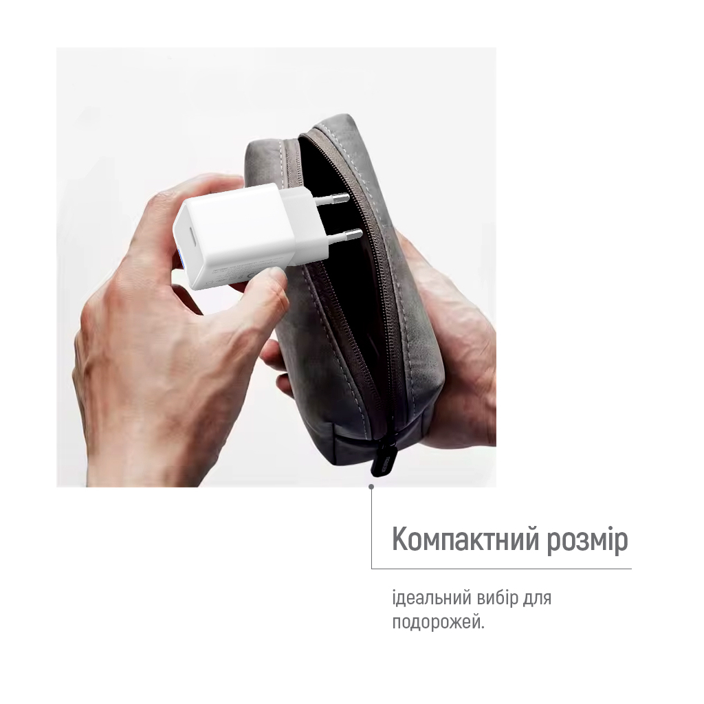 Зарядний пристрій ColorWay GaN Mini 65W PD Port PPS USB-C white (CW-CHS049PD-WT) - фото 12 Зарядний пристрій ColorWay GaN Mini 65W PD Port PPS USB-C white (CW-CHS049PD-WT) - фото 12