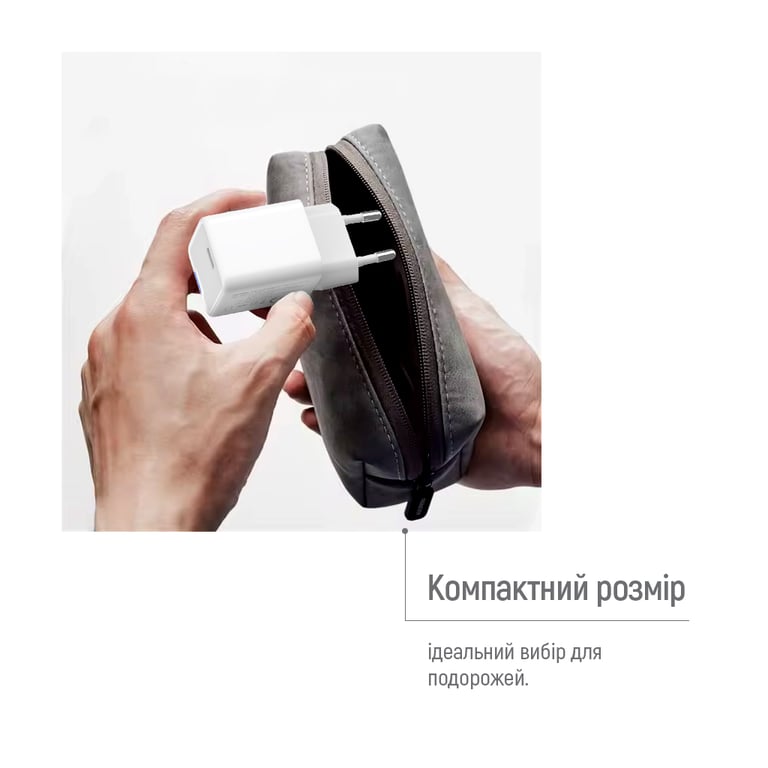 Зарядний пристрій ColorWay GaN Mini 65W PD Port PPS USB-C white (CW-CHS049PD-WT) - фото 12