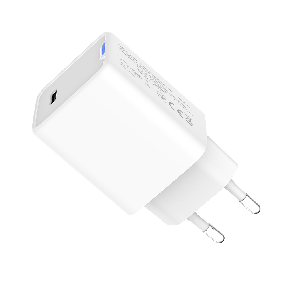 Зарядний пристрій ColorWay GaN Mini 65W PD Port PPS USB-C white (CW-CHS049PD-WT) - фото 2 Зарядний пристрій ColorWay GaN Mini 65W PD Port PPS USB-C white (CW-CHS049PD-WT) - фото 2