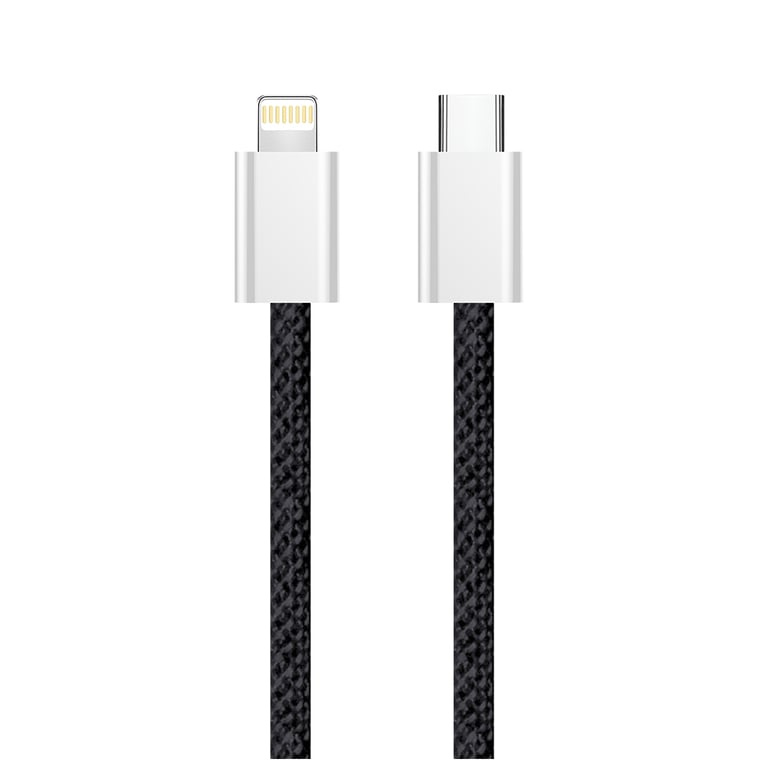 Дата кабель USB-C to Lightning 2.0m 27W PD FC black ColorWay (CW-CBPDCL068-BK) - фото 8