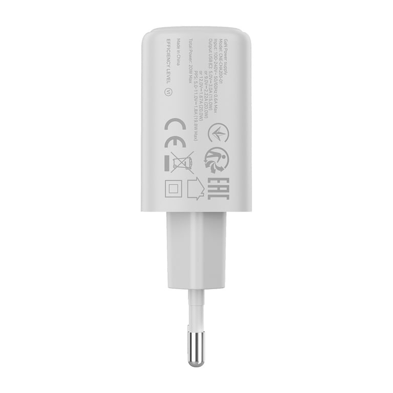 Зарядний пристрій Canyon OnCharge 250 25W 1xPD EU White (CNE-CHA250-01) - фото 4