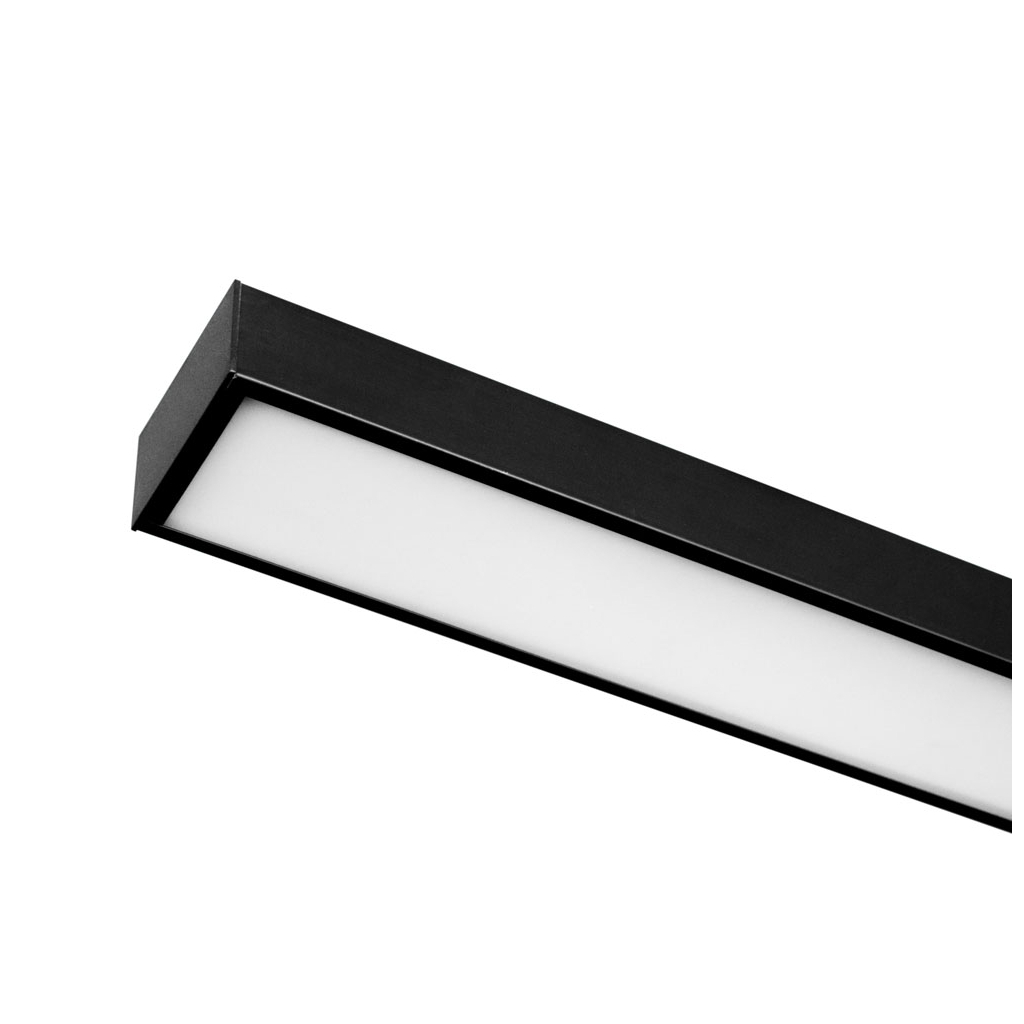 Світильник Євросвітло Sign-30 підвісний лінійний на тросах 30Вт 4200К чорний - фото 2 Світильник Євросвітло Sign-30 підвісний лінійний на тросах 30Вт 4200К чорний - фото 2