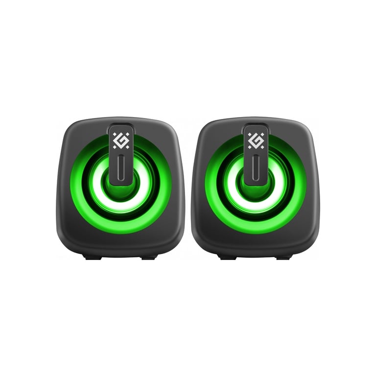 Акустична система Defender J1 LED USB Black (65961) - фото 2