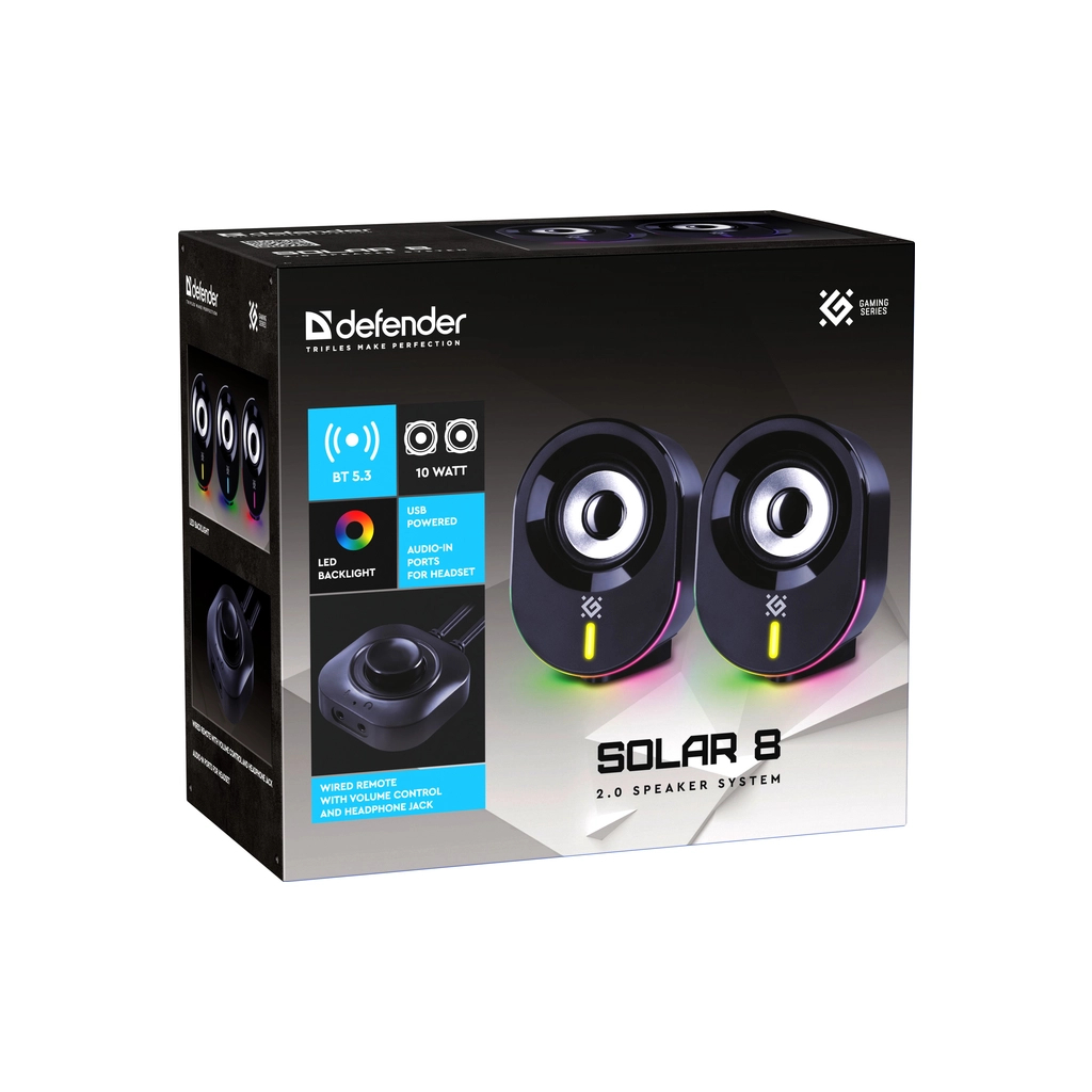 Акустична система Defender J2 LED USB Black (65962) - фото 10 Акустична система Defender J2 LED USB Black (65962) - фото 10