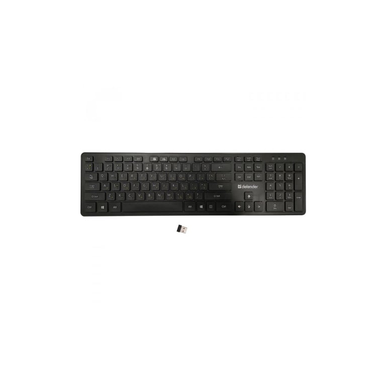 Клавіатура Defender Comfort MT Wireless UA Black (450950) - фото 1