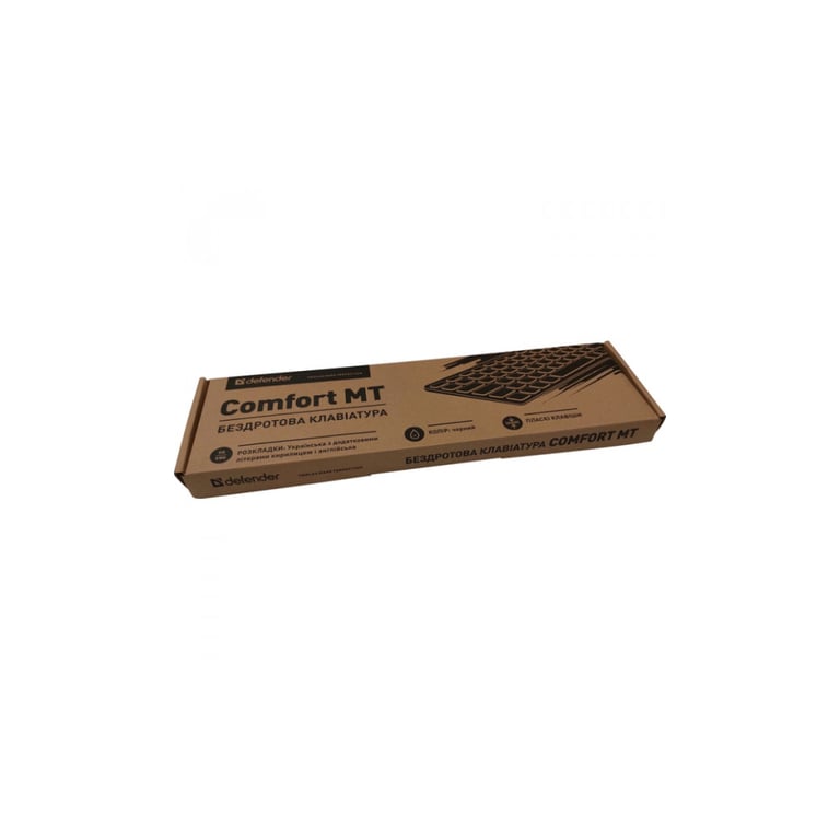 Клавіатура Defender Comfort MT Wireless UA Black (450950) - фото 3
