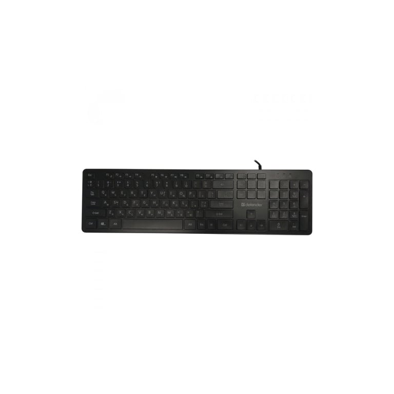 Клавіатура Defender Balance LQ LED USB UA Black (450790) - фото 1
